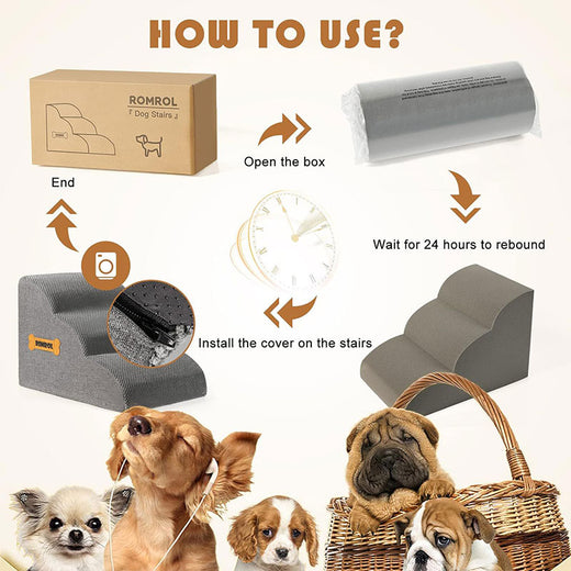 Pawling First Class Steps™ Soft Pet Stair Ramp