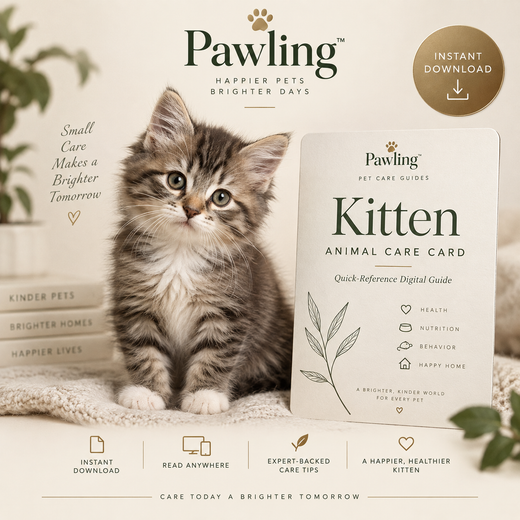 Animal Care Cards — Choose Your Pet