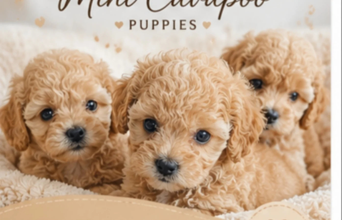 Caramel and white puppy