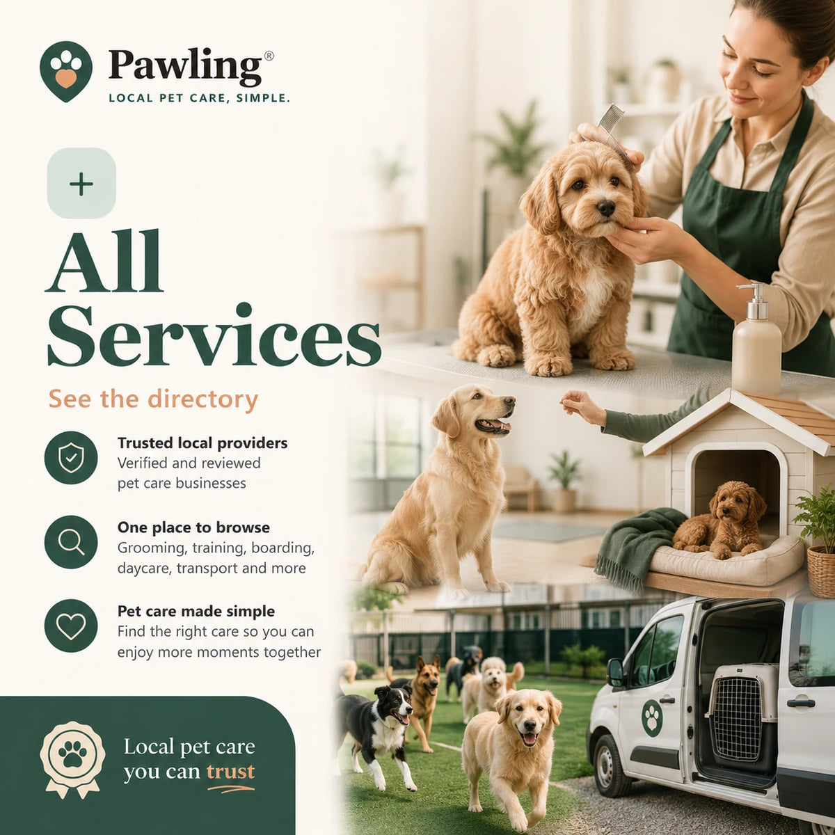 Pawling all pet services directory advertising example